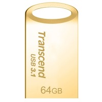 флеш-драйв TRANSCEND JetFlash 710 64GB USB 3.0 Metal Gold