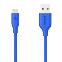 кабель ANKER Powerline Micro USB - 0.9м V3 (Синий)