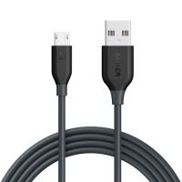 кабель ANKER Powerline Micro USB - 3.0m V3 (Space Gray)