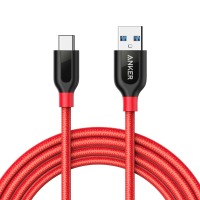 кабель ANKER Powerline+ USB-C to USB-A 3.0 - 0.9м V3 (Red)