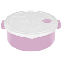Форма для хранения (пластик) BAGER BG-420 L White/Lilac/кругл./2.7 л (BG-420 L)