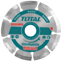 Акс.инстр TOTAL TAC2111153 Алмазный диск сегм, универс, 115х22.2мм.