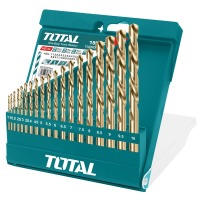 Акс.инстр TOTAL TACSD0195 Набор сверл по металлу, 19шт, d=1-10мм.