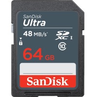 Карта памяти SANDISK SDXC 64GB Ultra Class 10 UHS-I 48MB/s