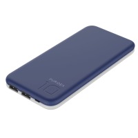 внеш. аккум. PURIDEA S2 10000mAh Li-Pol Rubber Blue & White