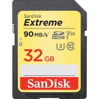 Карта памяти SANDISK SDHC 32GB Extreme C10 V30 UHS-I U3 90MB/s