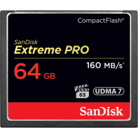 Карта памяти SANDISK CompactFlash 64 Gb Extreme Pro (R160, W150MB/s)