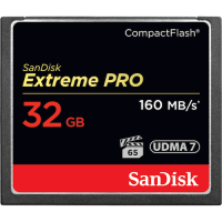 Карта памяти SANDISK CompactFlash 32 Gb Extreme Pro (R160, W150MB/s)