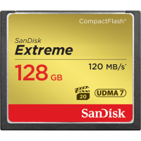 Карта памяти SANDISK CompactFlash 128 Gb Extreme (R120, W85MB/s)