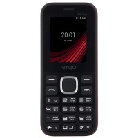 Мобильный телефон ERGO F181 Step Dual Sim (черный)