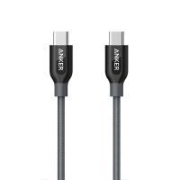 кабель ANKER Powerline+ USB-C to USB-C 2.0 - 0.9м V3 (Gray)