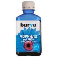 чернила BARVA CANON G1400/G2400/G3400 CYAN 180г (I-BAR-CG490-180-C)