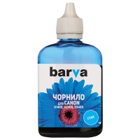 чернила BARVA CANON G1400/G2400/G3400 CYAN 90 г (I-BAR-CG490-090-C)