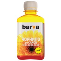 чернила BARVA CANON G1400/G2400/G3400 YELLOW 180г (I-BAR-CG490-180-Y)