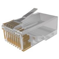 Network equipment MOLEX Коннектор RJ45 UTP 5e WE8E, 1,27 m gold