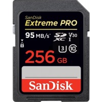 Карта памяти SANDISK SDXC 256GB Extreme PRO V30 4K UHS-I U3 95MB/s
