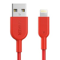 кабель ANKER Powerline II Lightning - 0.9 м V3 (Красный)