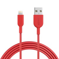 кабель ANKER Powerline II Lightning - 1.8м V3 (Красный)