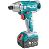 Шуруповерт TOTAL TIDLI228181 ударный, 120Nm, 18V, Li-Ion,2акк,чемодан