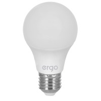 Лампа ERGO Standard A60 E27 10W 220V Тепл.Бел. 3000K Мат. н/Дим.