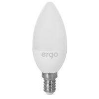 Лампа ERGO Standard C37 E14 4W 220V Нейт.Бел. 4100K Мат. н/Дим.