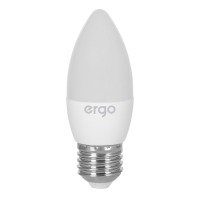 Лампа ERGO Basic C37 E27 6W 220V Нейт.Бел. 4100K Мат. н/Дим.