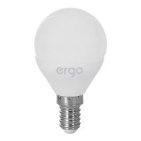 Лампа ERGO Standard G45 E14 5W 220V Нейт.Бел. 4100K Мат. н/Дим.