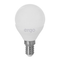 Лампа ERGO Basic G45 E14 6W 220V Тепл.Бел. 3000K Мат. н/Дим.
