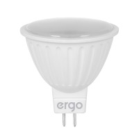 Лампа ERGO Basic MR16 GU5.3 7W 220V Нейт.Бел. 4100K Мат. н/Дим.