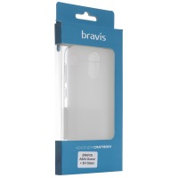 Cover for сматф. BRAVIS A554 Grand - TPU Clea+9H Glass(Trans)