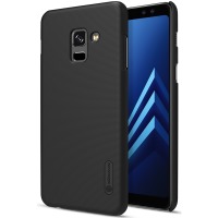 Cover for сматф. NILLKIN Samsung A8+ (2018)/A730 - Frosted Shield (Black)