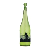 Бутылка RENGA Siluet GREEN /1 л д/воды стекло (151236 G)