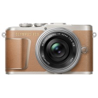 Цифровая камера OLYMPUS E-PL9 14-42 mm Pancake Zoom Kit коричневый/серебристый