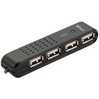 Комп.аксесcуары TRUST Vecco 4 Port USB 2.0 Mini Hub