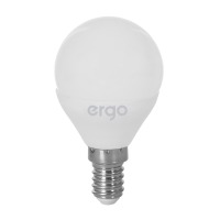 Лампа ERGO Standard G45 E14 6W 220V Нейт.Бел. 4100K Мат. н/Дим.