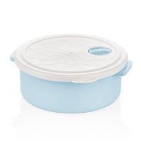 Форма для хранения (пластик) BAGER BG-419 B White/Blue/кругл./1.5 л (BG-419 B)