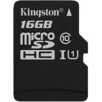 map memory KINGSTON microSDHC 16Gb Canvas Select U1 (R80/W10) no ad