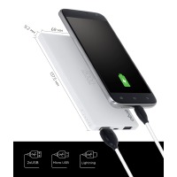 внеш. аккум. ERGO LP-91 - 5000 mAh Li-pol (White)