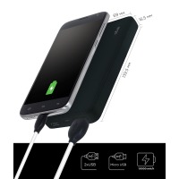 внеш. аккум. ERGO LP-103 - 10000 mAh Li-pol (Black)