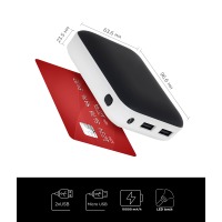 внеш. аккум. ERGO LI-10 - 10050 mAh Li-ion (Black/White)