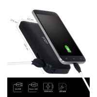 внеш. аккум. ERGO LI-15 10000 mAh Li-ion (Черный)