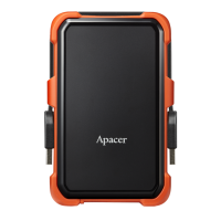 Внешний жесткий диск APACER AC630 1TB USB 3.1 Оранжевый