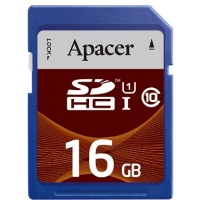 Карта памяти APACER SDHC 16GB Class 10 UHS-I