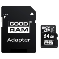 карта памяти GOODRAM microSDXC 64GB Class 10 UHS I