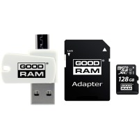 карта пам'яті GOODRAM microSDXC 128GB Cl10 UHS I All in One+OTG reader