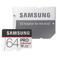 карта памяти SAMSUNG microSDXC 64GB PRO Endurance UHS-I (R100,W30MB/s)