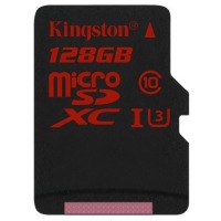 карта памяти KINGSTON microSDXC 128 Gb UHS-I no ad U3 (R90, W80MB/s)