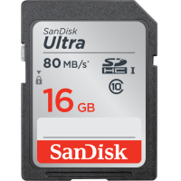 Карта памяти SANDISK SDHC 16GB Ultra Class 10 UHS 80MB/s