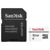 карта памяти SANDISK microSDHC 32GB High Endurance Class10 + SD ad.