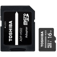 map memory TOSHIBA microSDHC 16GB UHS-I M203 U1 R100MB/s+ad